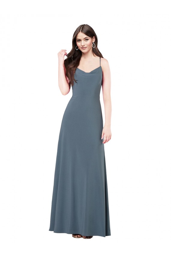 Classic Spandex Bridesmaid Dress / Prom Dress with Scoop Neckline Brisbane