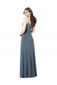 Classic Spandex Bridesmaid Dress / Prom Dress with Scoop Neckline Brisbane