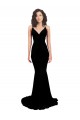 Fishtail Shaped V-Neck Open Back Formal Spandex Bridesmaid Dress / Prom Dress Brisbane