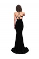 Fishtail Shaped V-Neck Open Back Formal Spandex Bridesmaid Dress / Prom Dress Brisbane