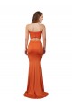 Strapless Bandeau Bodice Long Formal Spandex Bridesmaid Dress / Prom Dress Brisbane