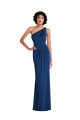 Grecian Inspired One Shoulder Twist Draped Maxi Spandex Bridesmaid Dress / Prom Dress Brisbane