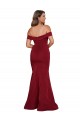 Off Shoulder Sleeves Sweetheart Neckline Long Formal Spandex Bridesmaid Dress / Prom Dress Brisbane