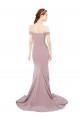 Off the Shoulder Mermaid Long Sweep Train Bridesmaid Dress / Prom Dress Brisbane