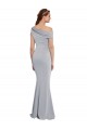 Off the Shoulder Asymmetrical Mermaid Formal Crepe Bridesmaid Dress / Prom Dress Brisbane