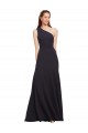 Fit and Flare Formal Crepe Bridesmaid Dress / Prom Dress with One Shoulder Brisbane
