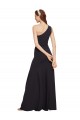 Fit and Flare Formal Crepe Bridesmaid Dress / Prom Dress with One Shoulder Brisbane