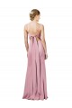 Fit and Flare Slim Formal Crepe Bridesmaid Dress / Prom Dress with Cutout Back Brisbane