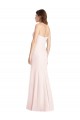 Strapless Crepe Trumpet Bridesmaid Dress / Prom Dress with Front Slit Brisbane