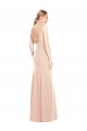 V-Spaghetti Strap Open Back Bateau Neck Trumpet Bridesmaid Dress / Prom Dress Brisbane
