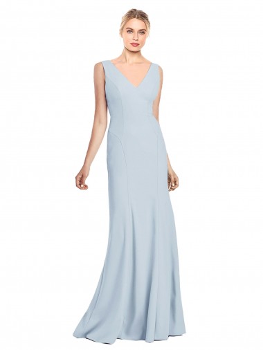 Sleeveless Seamed Bodice Trumpet Bridesmaid Dress / Prom Dress Brisbane