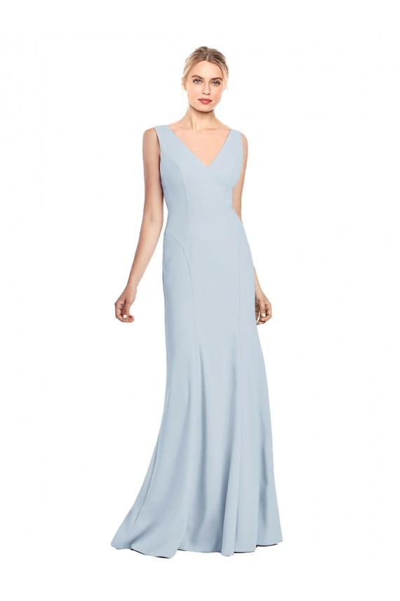 Sleeveless Seamed Bodice Trumpet Bridesmaid Dress / Prom Dress Brisbane