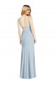 High Neck Backless Formal Crepe Trumpet Bridesmaid Dress Brisbane