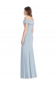 Cuffed Off the Shoulder Long Trumpet Bridesmaid Dress / Prom Dress Brisbane