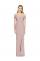 Off the Shoulder Criss Cross Back Trumpet Bridesmaid Dress / Prom Dress Brisbane