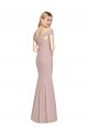 Off the Shoulder Criss Cross Back Trumpet Bridesmaid Dress / Prom Dress Brisbane