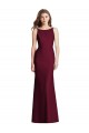 Open Cowl Back Bateau Neck Trumpet Bridesmaid Dress Brisbane