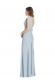 Bateau Neck Cap Sleeves Open Back Trumpet Bridesmaid Dress / Prom Dress Brisbane