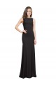 Sleeveless Bateau Neckline Crepe Bridesmaid Dress / Prom Dress with Twist Back Brisbane