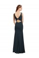 Sleeveless Bateau Neckline Crepe Bridesmaid Dress / Prom Dress with Twist Back Brisbane