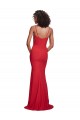 Spaghetti Strap Slip Neckline Formal Crepe Bridesmaid Dress / Prom Dress Brisbane