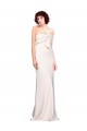 Strapless Crepe Fitted Bridesmaid Dress / Prom Dress with Twist Bow Brisbane