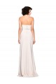 Strapless Crepe Fitted Bridesmaid Dress / Prom Dress with Twist Bow Brisbane