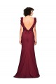 Crepe Slip Bridesmaid Dress / Prom Dress with Ruffled Straps Brisbane