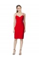 Sleeveless Sheath Sweetheart Neckline Formal Crepe Bridesmaid Dress / Prom Homecoming Dress Brisbane