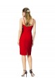 Sleeveless Sheath Sweetheart Neckline Formal Crepe Bridesmaid Dress / Prom Homecoming Dress Brisbane
