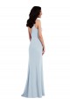 V Back Spaghetti Strap Maxi Bridesmaid Dress / Prom Dress with Pockets Brisbane