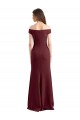 Off the Shoulder Fit and Flare Stretch Crepe Bridesmaid Dress / Prom Dress Brisbane