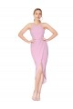 Halter Neck Short Knee Length Formal Crepe Mermaid Bridesmaid Dress / Cocktail Prom Dress Brisbane