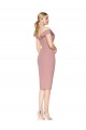 Cocktail Knee Length Off the Shoulder Sweetheart Formal Crepe Bridesmaid Dress / Prom Dress Brisbane