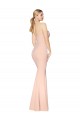 Sweetheart Shirred Neck Long Floor Length Formal Crepe Bridesmaid Dress / Prom Dress Brisbane