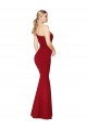 One Shoulder Long High Neck Sleeveless Mermaid Formal Crepe Bridesmaid Dress / Prom Dress Brisbane