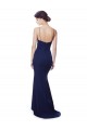 Deep V-Neck Spaghetti Straps Mermaid Formal Crepe Bridesmaid Dress / Prom Dress Brisbane