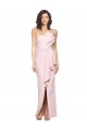 Strapless Long Full Length Ruffles Low Back Formal Crepe Bridesmaid Dress / Prom Dress Brisbane