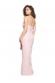 Strapless Long Full Length Ruffles Low Back Formal Crepe Bridesmaid Dress / Prom Dress Brisbane