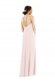 Criss Cross Halter Princess Line Trumpet Formal Crepe Bridesmaid Dress / Prom Dress Brisbane