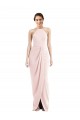 Halter Draped Tulip Skirt Maxi Bridesmaid Dress / Prom Dress Brisbane