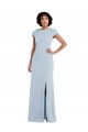 Cap Sleeve Cutout Tie Back Trumpet Bridesmaid Dress Brisbane