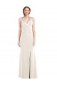 Halter Tuxedo Maxi Bridesmaid Dress / Prom Dress with Front Slit Brisbane