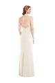 Halter Tuxedo Maxi Bridesmaid Dress / Prom Dress with Front Slit Brisbane
