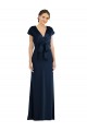 Soft Bow Blouson Bodice Trumpet Formal Crepe Bridesmaid Dress / Prom Dress Brisbane