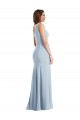 Bold One Shoulder Trumpet Maxi Formal Crepe Bridesmaid Dress / Prom Dress Brisbane