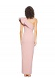 Full Length One Shoulder Formal Crepe Bridesmaid Dress / Prom Dress with Side Leg Split Brisbane
