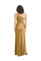 One Shoulder Long Floor Length Formal Stretch Satin Slip Bridesmaid Dress / Prom Dress Brisbane