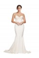 Strapless Cowl Neck Sweep Train Formal Stretch Satin Bridesmaid Dress / Prom Dress Brisbane