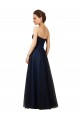 Elegant Lace and Tulle Long Strapless Bridesmaid Dress Brisbane